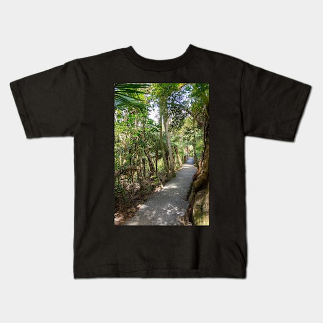 Path through the bush. Kids T-Shirt by sma1050